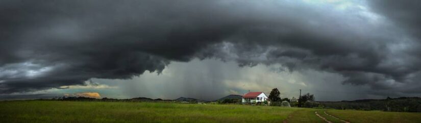 Photo of House in Storm