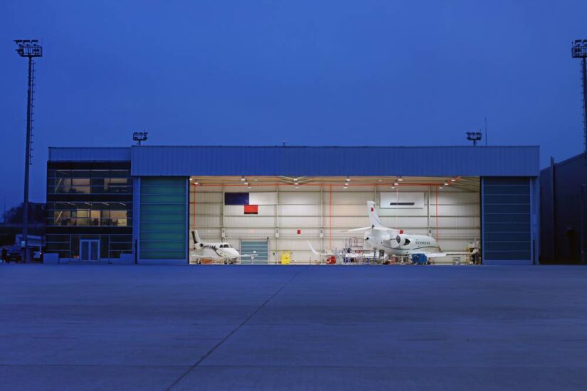 Photo of a Airplane Hangar